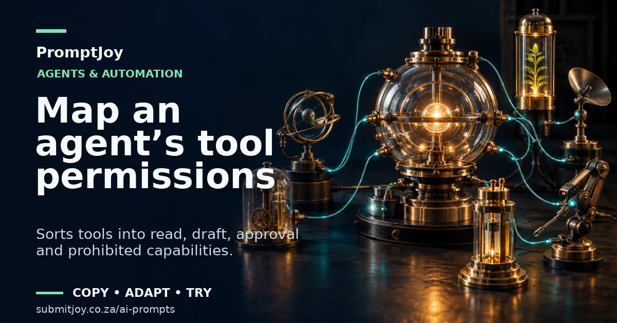 Illustration for Map an agent’s tool permissions