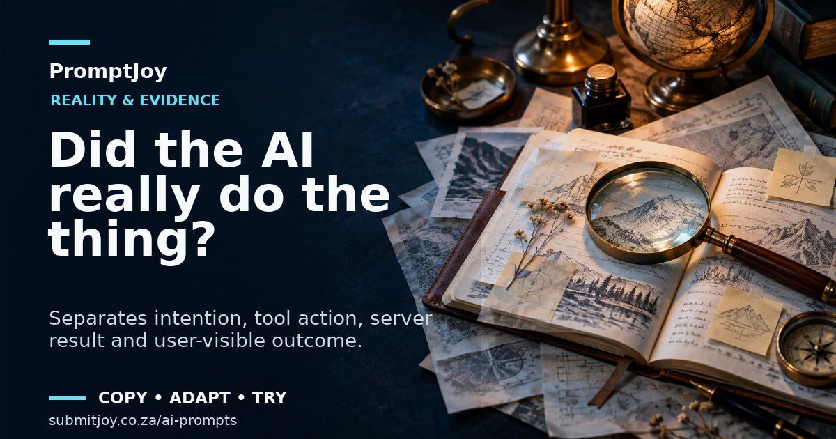 Illustration for Did the AI really do the thing?