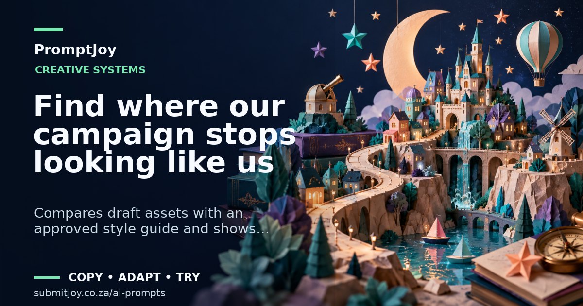 Illustration for Find where our campaign stops looking like us