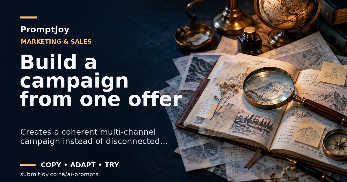 Illustration for Build a campaign from one offer