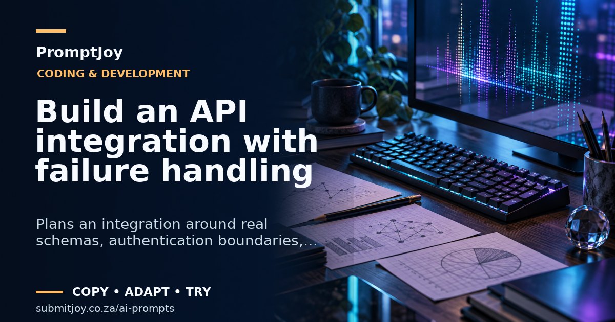 Illustration for Build an API integration with failure handling