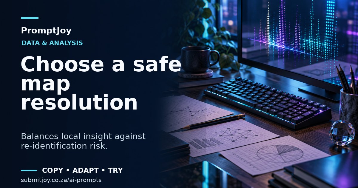 Illustration for Choose a safe map resolution