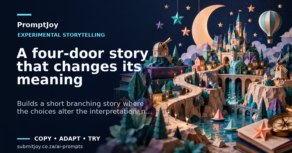 Illustration for A four-door story that changes its meaning