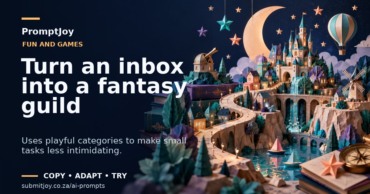 Editorial illustration for Turn an inbox into a fantasy guild
