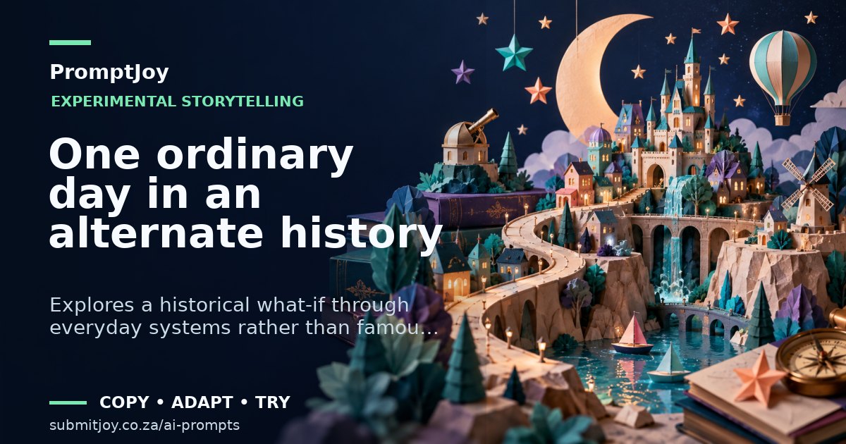 Illustration for One ordinary day in an alternate history