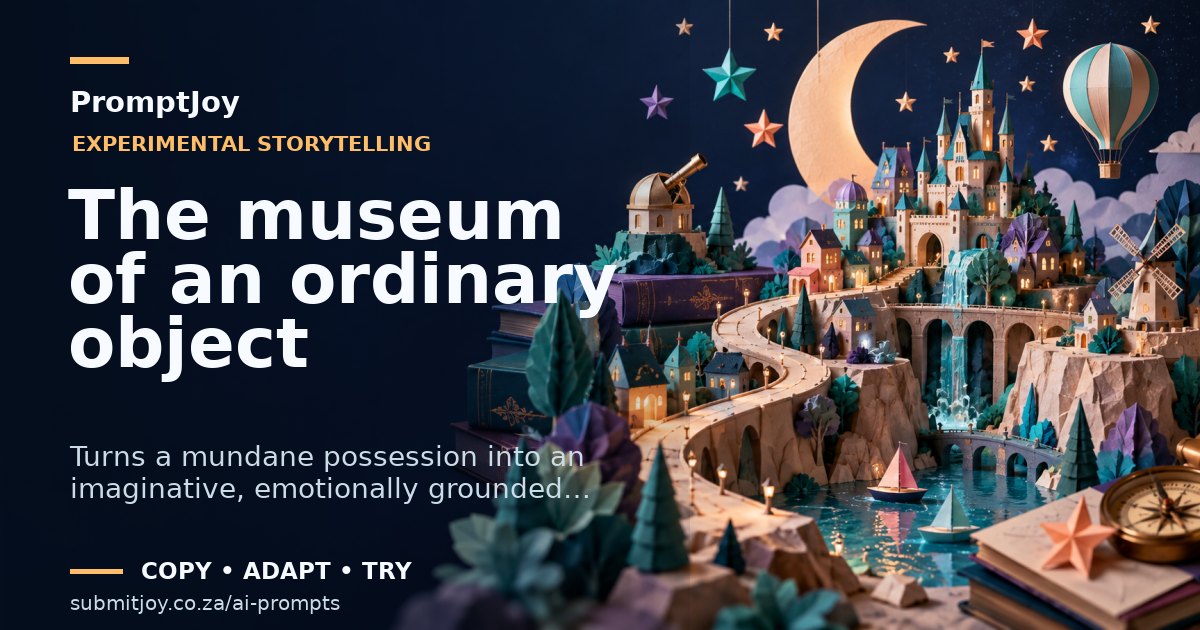 Illustration for The museum of an ordinary object