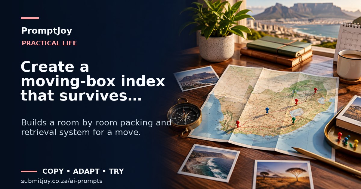 Editorial illustration for Create a moving-box index that survives unpacking