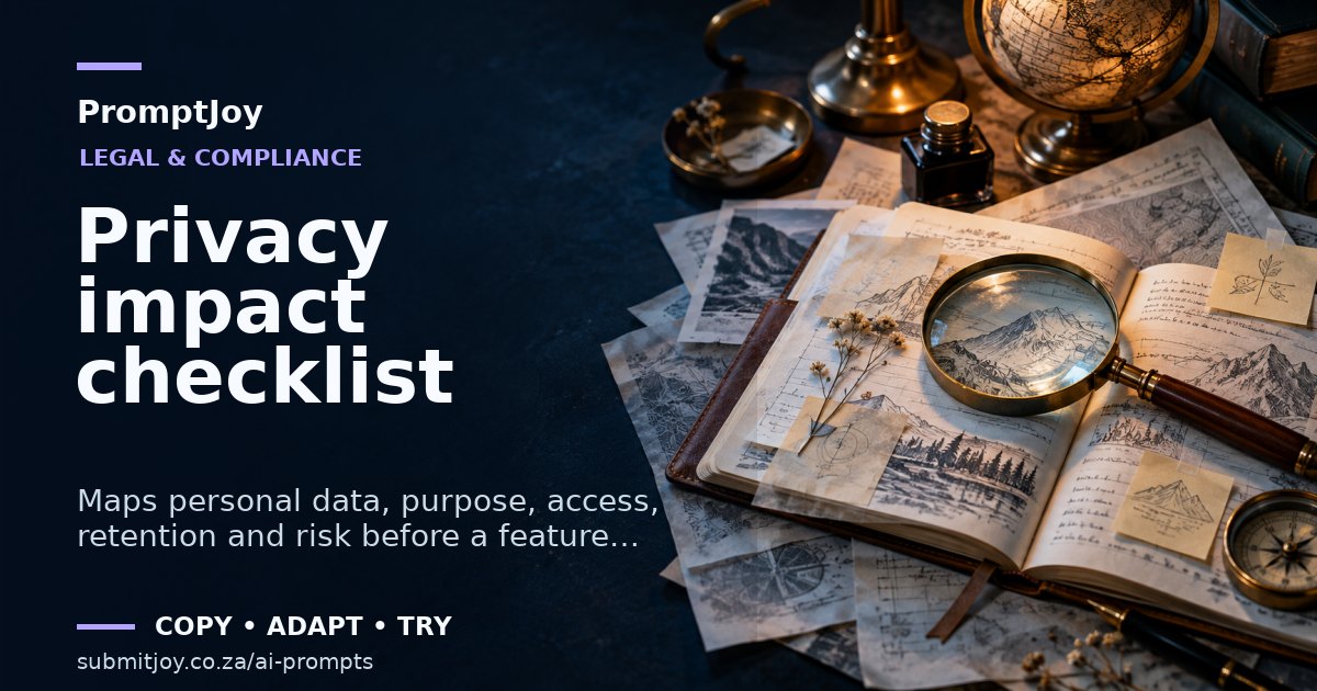 Editorial illustration for Privacy impact checklist