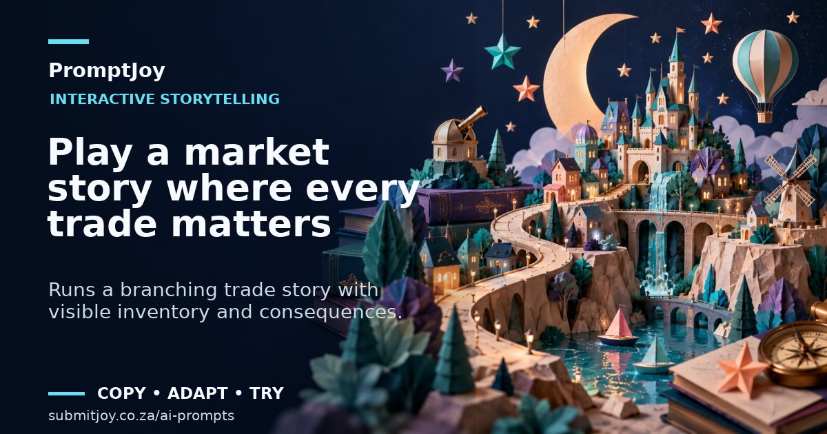 Illustration for Play a market story where every trade matters